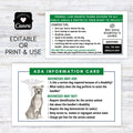editable custom printable ADA law cards